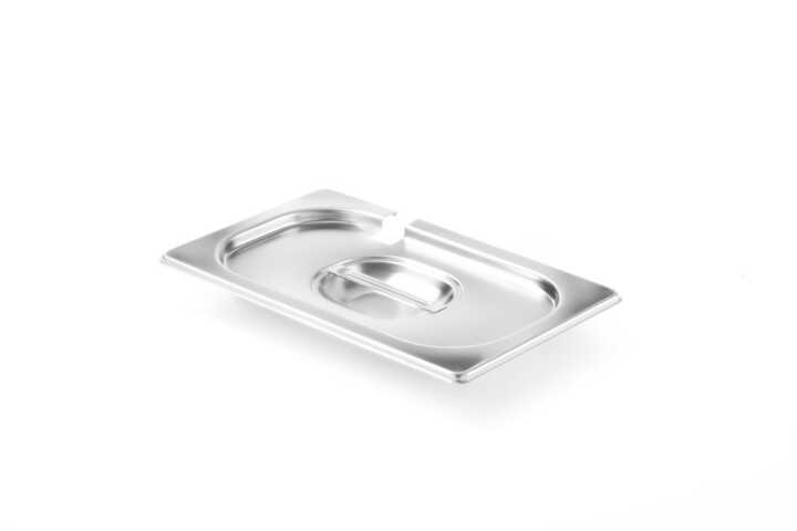 Tampa Gastronorm com encaixe para colheres, GN 1/4, 265x162mm