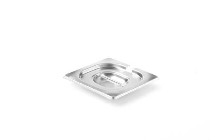 Tampa Gastronorm com encaixe para colheres, GN 1/6, 176x162mm