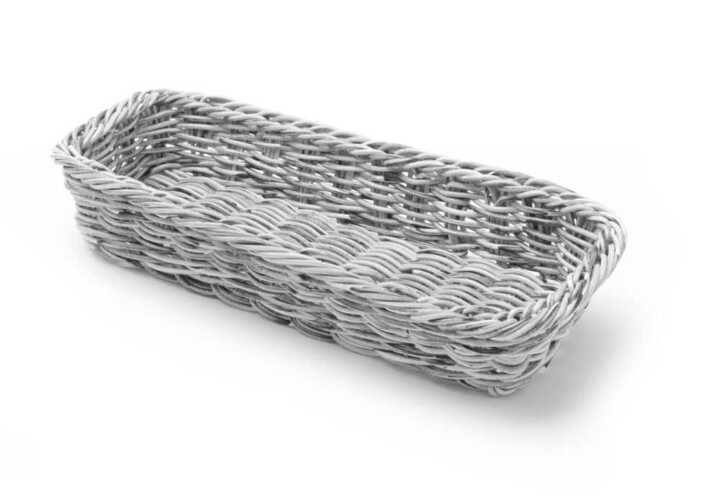 Cesto para talheres, Cinzento-claro, 270x100x(H)45mm