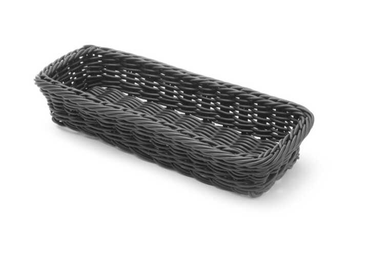Cesto para talheres, Preto, 270x100x(H)45mm