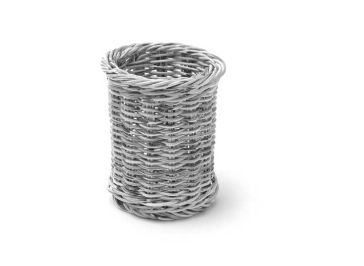 Cesto para talheres, Cinzento-claro, ø100x(H)120mm