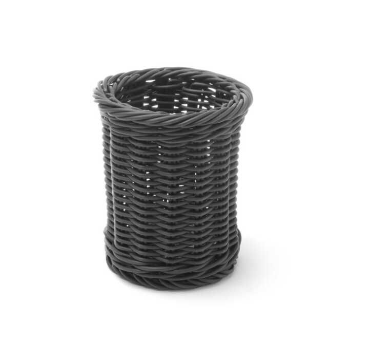 Cesto para talheres, Preto, ø100x(H)120mm