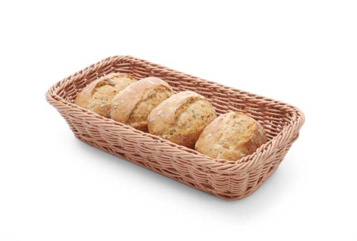 Cesto de padaria tamanho GN, GN 1/4, 265x162x(H)65mm