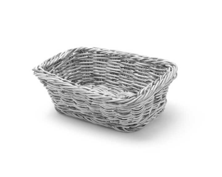 Cesto de pão, Cinzento-claro, 190x130x(H)60mm