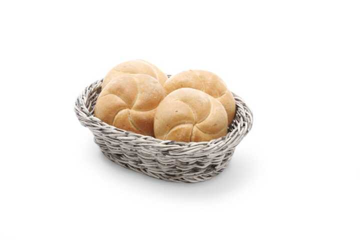 Cesto de pão oval, Cinzento-claro, 190x120x(H)60mm