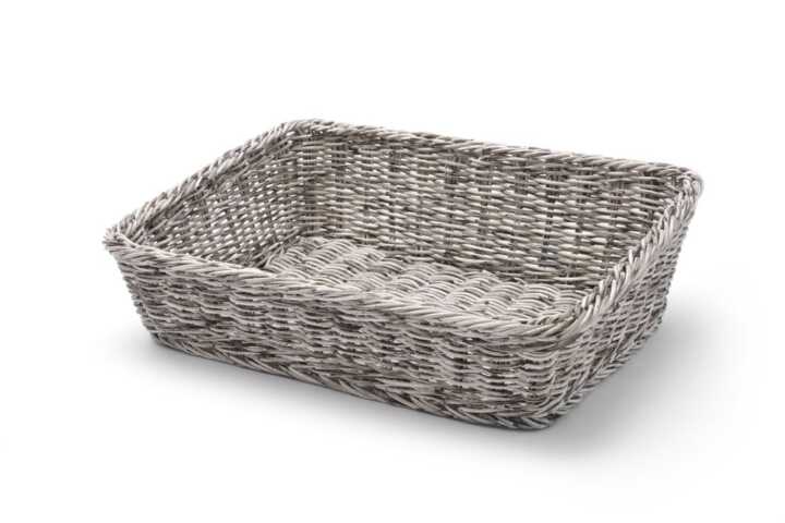 Cesto de padaria angular, Cinzento-claro, 400x300x(H)120mm
