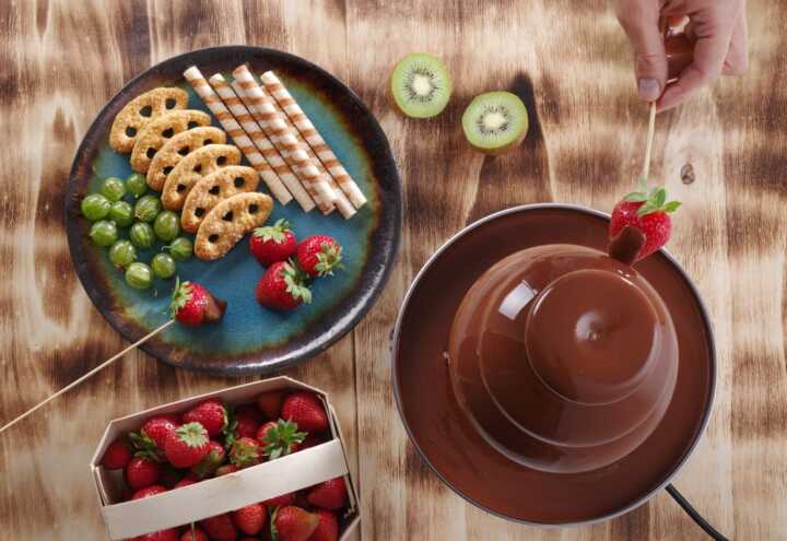 Fonte de chocolate com 5 níveis, 230V/265W, ø332x(H)709mm