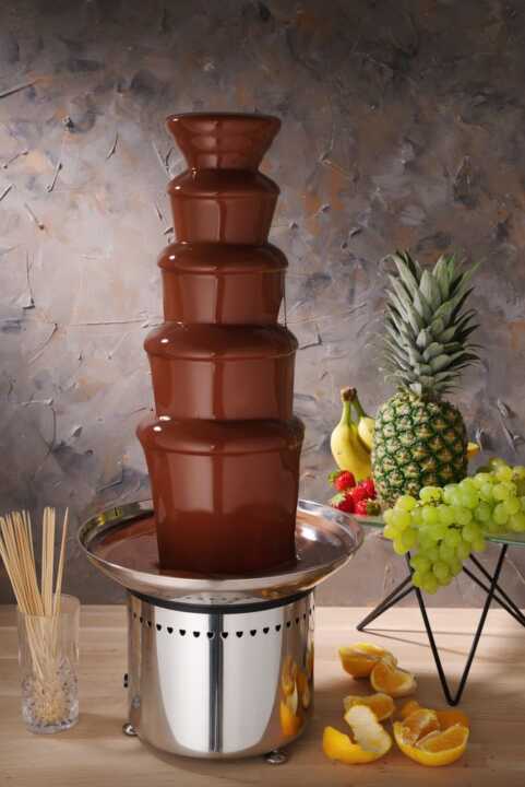 Fonte de chocolate com 5 níveis, 230V/265W, ø332x(H)709mm