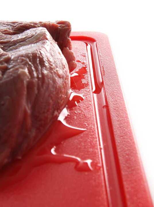 Tábua de corte HACCP Gastronorm 1/2, GN 1/2, Vermelho, 325x265mm