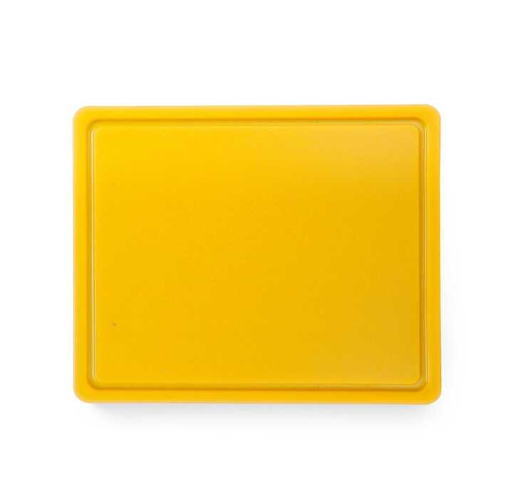 Tábua de corte HACCP Gastronorm 1/2, GN 1/2, Amarelo, 325x265mm