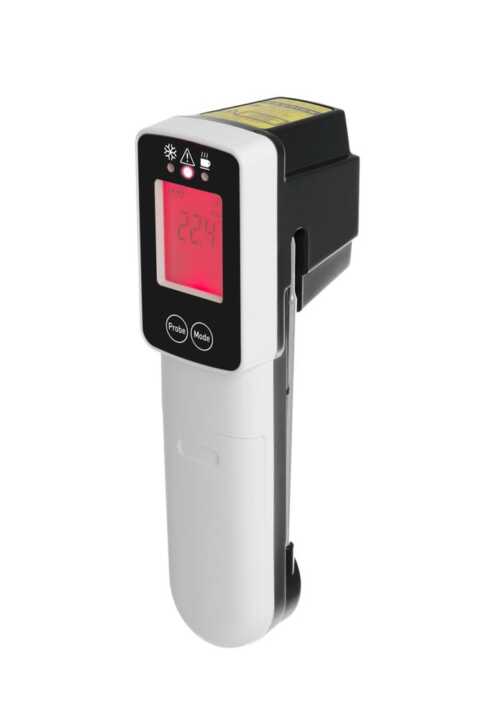 Termómetro de infravermelhos com sonda, 39x53x(H)158mm
