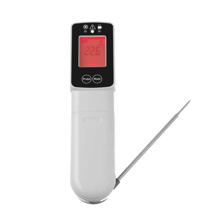 Termómetro de infravermelhos com sonda, 39x53x(H)158mm