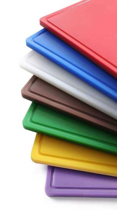 Tábua de corte HACCP Gastronorm 1/1, GN 1/1, Verde, 530x325mm