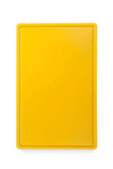 Tábua de corte HACCP Gastronorm 1/1, GN 1/1, Amarelo, 530x325mm
