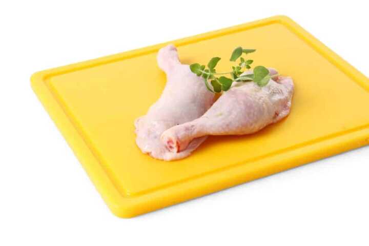 Tábua de corte HACCP 600x400, Amarelo, 600x400x(H)18mm