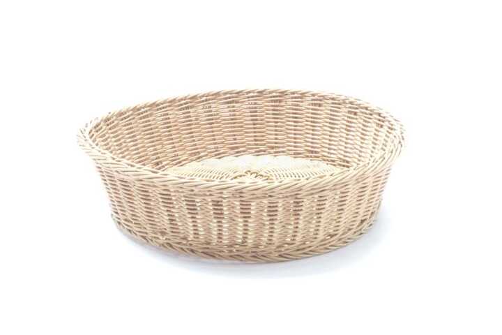 Cesto para pão redondo, Bege, ø400x(H)90mm