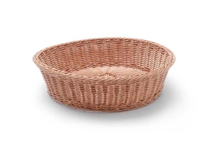 Cesto para pão redondo, Castanho, ø400x(H)90mm