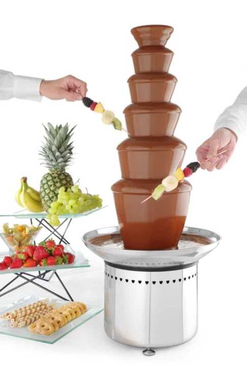 Fonte de chocolate com 6 níveis, 230V/300W, ø372x(H)850mm