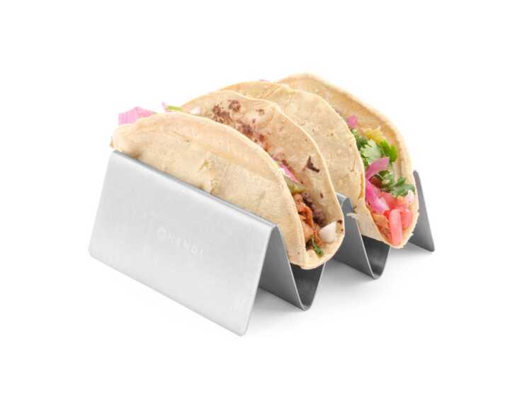Suporte para tacos, 2 ranhuras, 135x115x(H)50mm