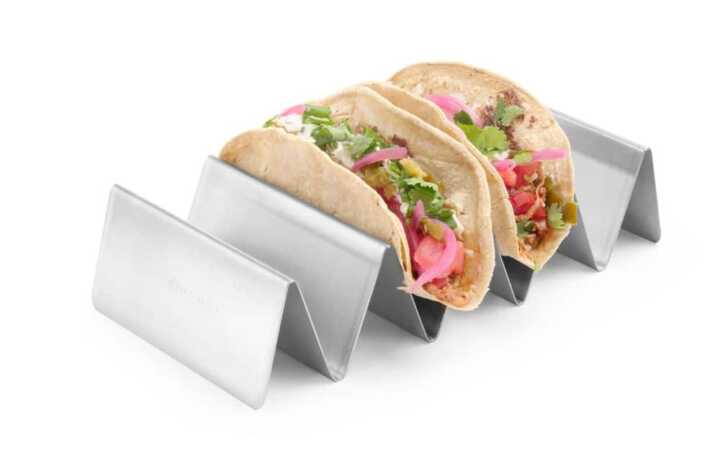Suporte para tacos, 2 ranhuras, 135x115x(H)50mm