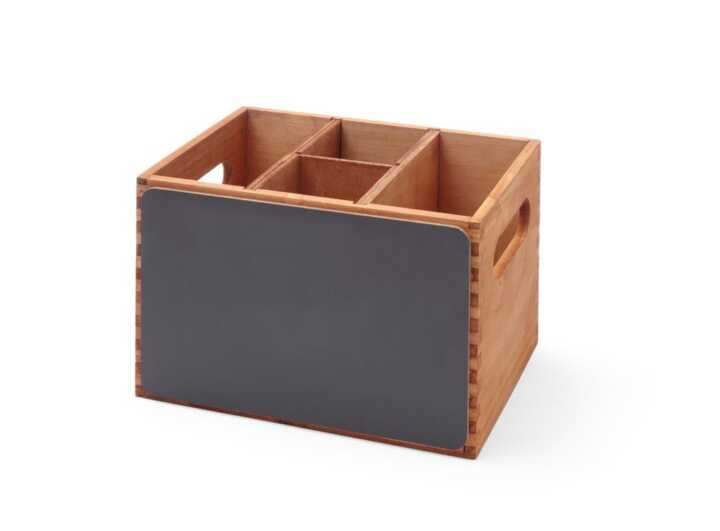 Caixa para ementa e talheres, 210x150x(H)150mm