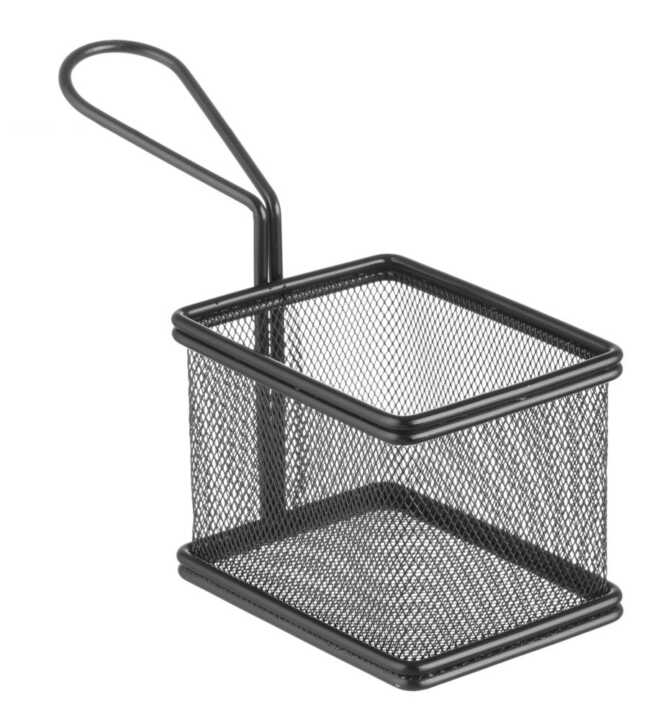 Miniaturas de cesto de fritar, 100x80x(H)75mm