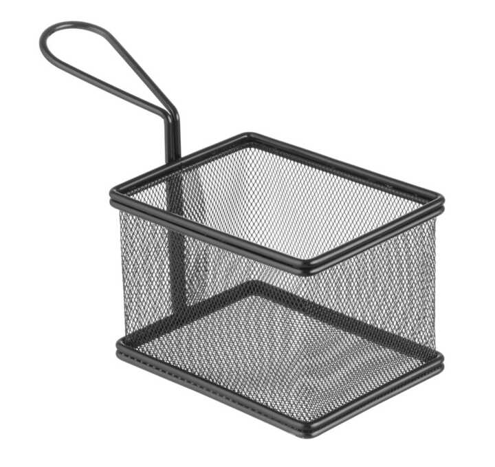 Miniaturas de cesto de fritar, 125x100x(H)85mm