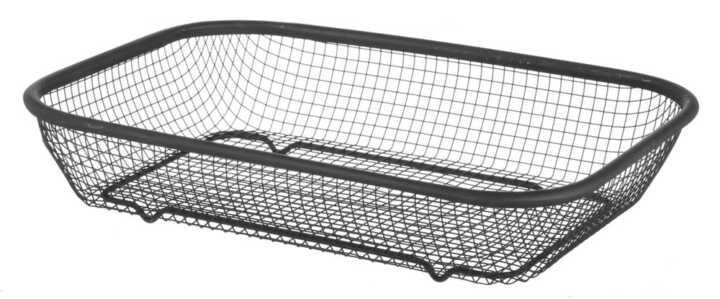 Cesto para servir preto, 295x220x(H)60mm