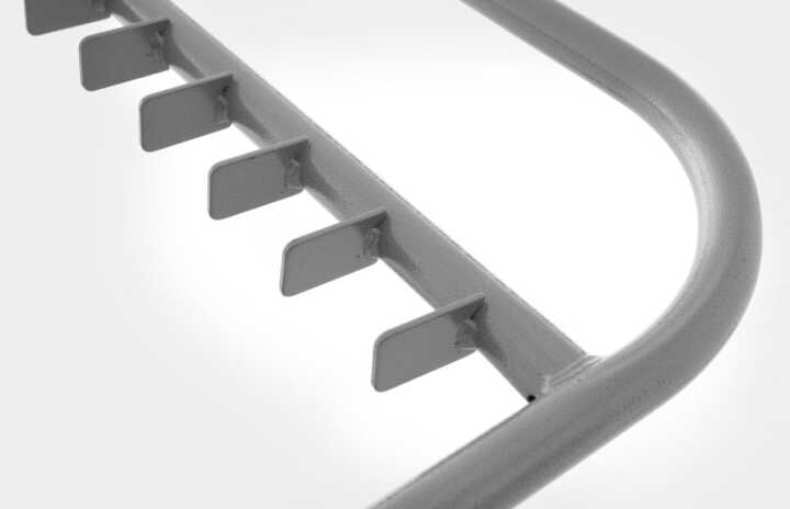 Carrinho para mesas, 1800x850x(H)990mm