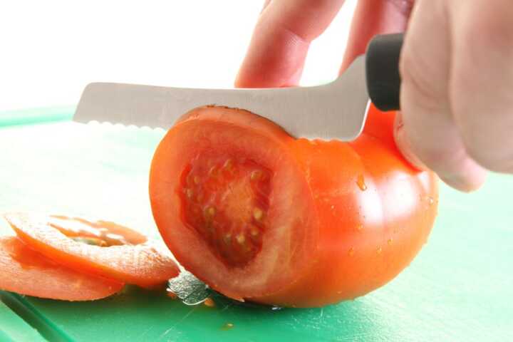 Faca para tomate com desnível, (L)224mm