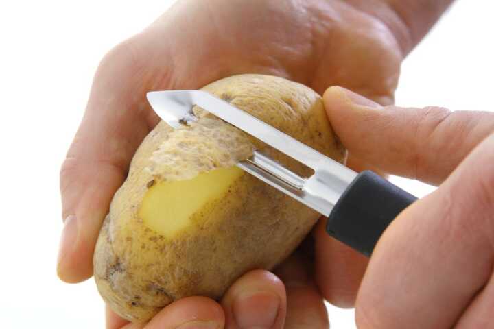 Descascador de batatas, (L)175mm