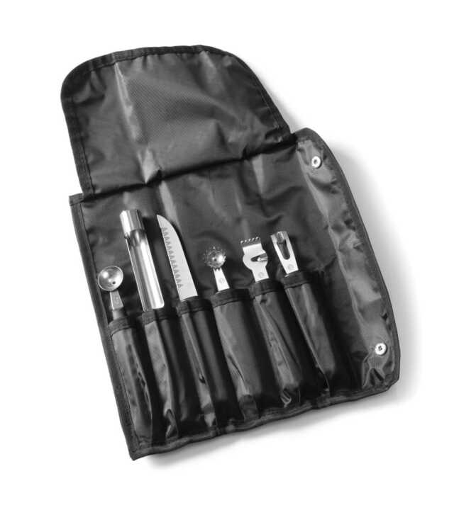 Conjunto para decoração - 6 unidades, Preto, 280x100x(H)50mm
