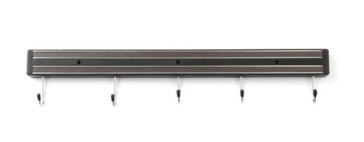 Íman para facas com ganchos, 5 ganchos, (L)470mm
