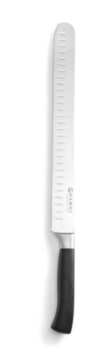 Faca para presunto/salmão, Recortes Granton, Preto, (L)430mm