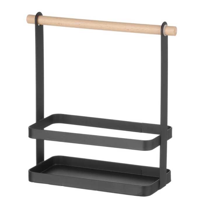 Organizador para mesa preto, 230x100x(H)240mm
