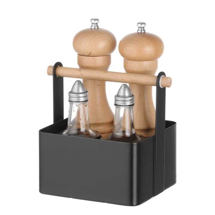 Organizador para mesa preto, 170x130x(H)160mm