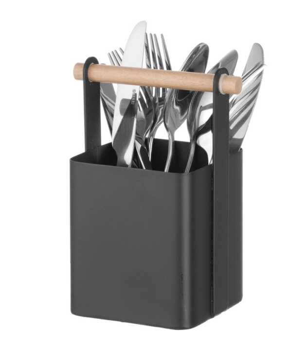 Organizador para mesa preto, 170x130x(H)160mm