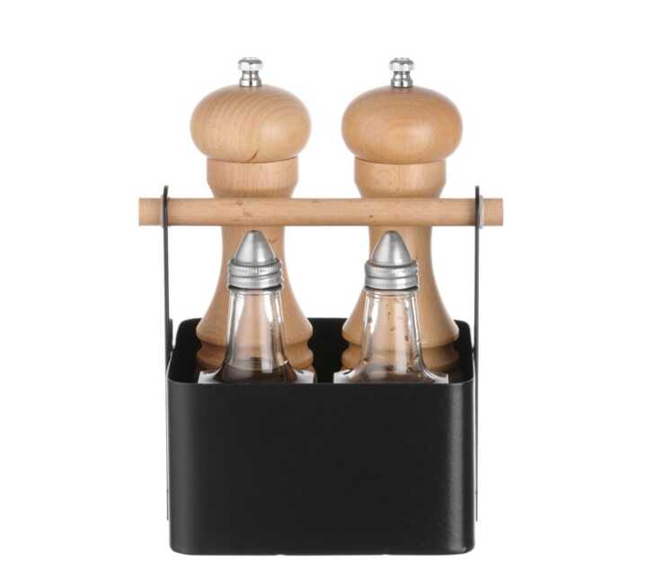 Organizador para mesa preto, 170x130x(H)160mm