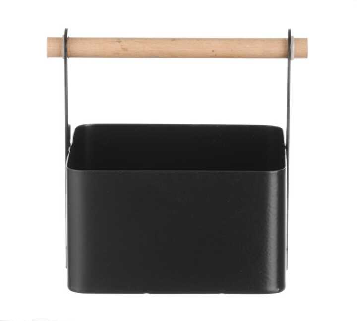 Organizador para mesa preto, 170x130x(H)160mm