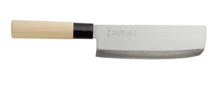 Faca japonesa Nakiri, Preto, (L)290mm