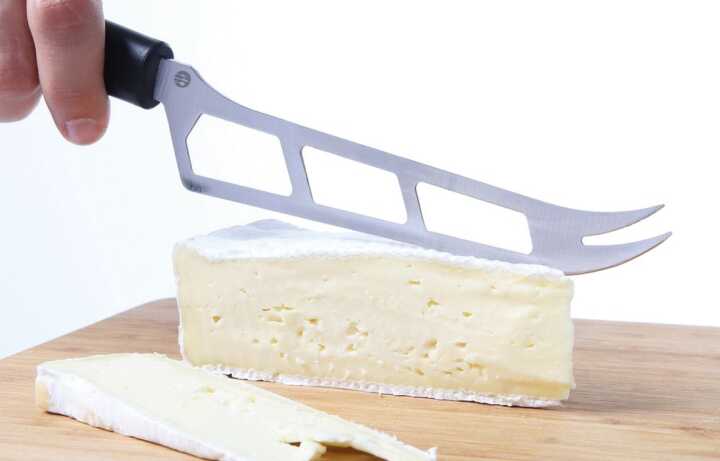 Faca de queijo para queijo macio, Preto, (L)270mm
