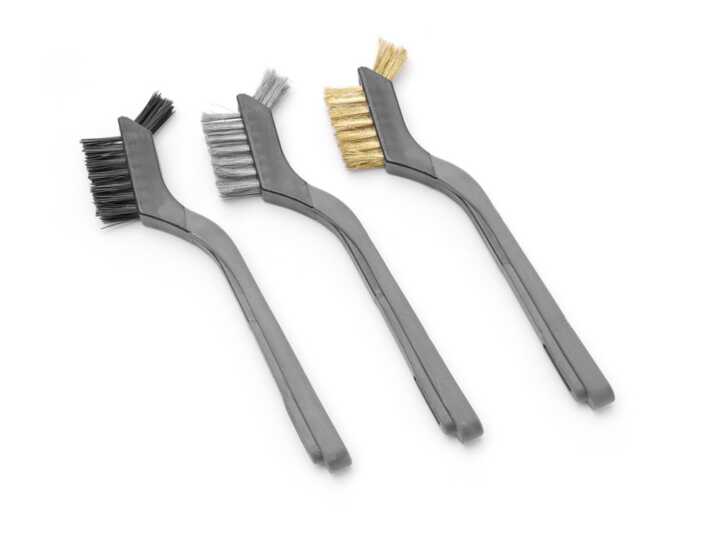 Conjunto de escovas de arame estreitas - 3 unidades, 3 pcs. , (L)178mm