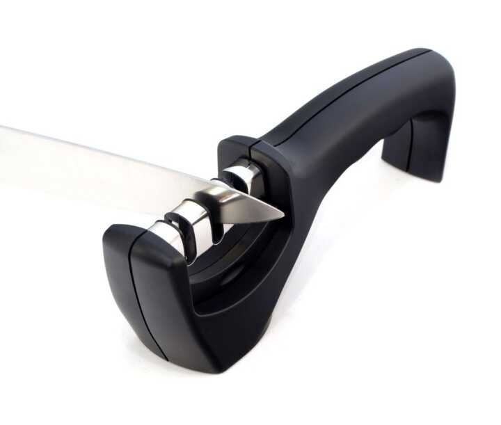 Afiador de facas, Preto, 200x46x(H)75mm