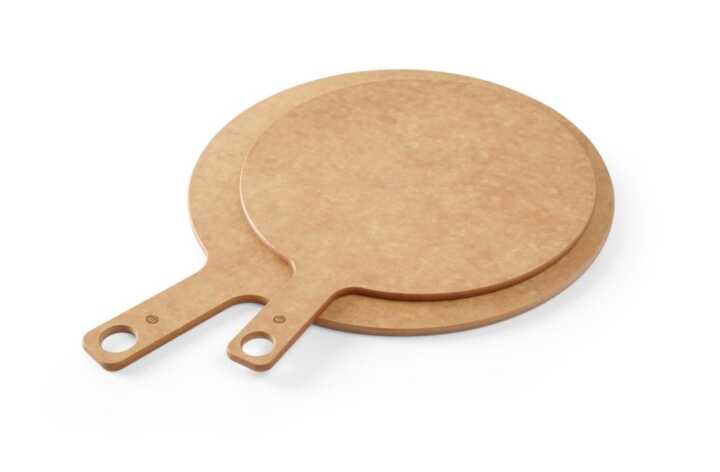 Tábua para pizza com pega, ø254x(H)6mm