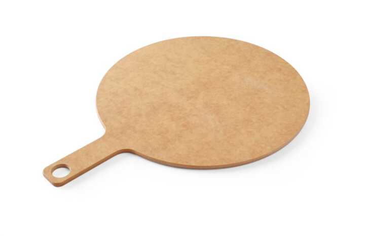 Tábua para pizza com pega, ø305x(H)6mm