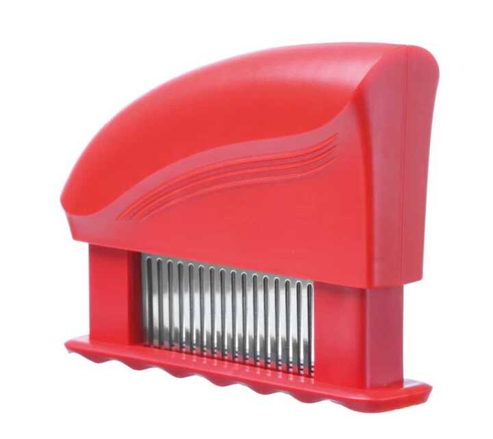 Amaciador de carne 51 lâminas, Vermelho, 42x150x(H)118mm