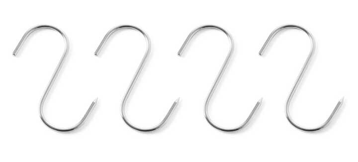 Ganchos de talho – conjunto de 4 ganchos, 4 pcs. , 90x4mm