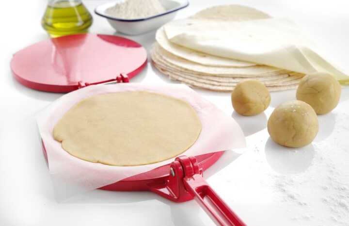 Prensa para tortilha, Vermelho, 685x250x(H)200mm