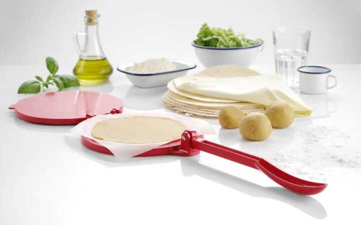 Prensa para tortilha, Vermelho, 685x250x(H)200mm