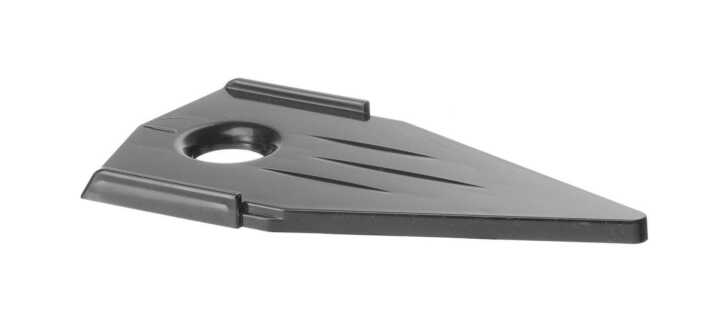 Mandolina tipo V, Preto, 405x135x(H)145mm